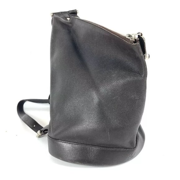 LOEWE Anagram logo Anton Bags Shoulder Bags Backpack Leather Brown main image 11